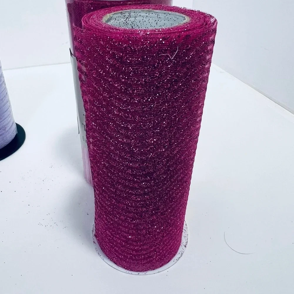 Bundle of Glitter Tule & Curling‎ Ribbon